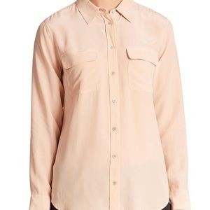 Equipment Signature Slim Silk Button Down